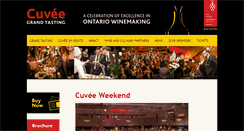 Desktop Screenshot of cuvee.ca