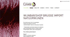 Desktop Screenshot of cuvee.be